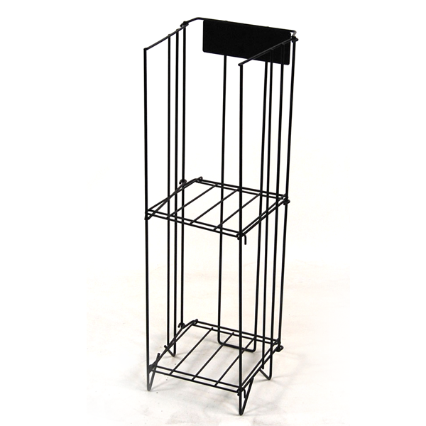 Rewire Magazine newspaper storage rack, tre product, medium black